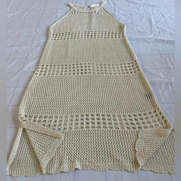 Anthropologie  Crochet Knit Coverup Dress One Size - Picture 5 of 11